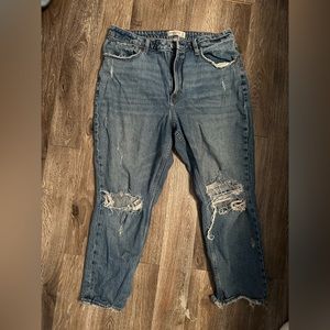 Abercrombie & Fitch Mom Jeans Curve Love